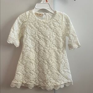 Lace Toddler Girl Dress - Cream size 2-3 years never worn.
